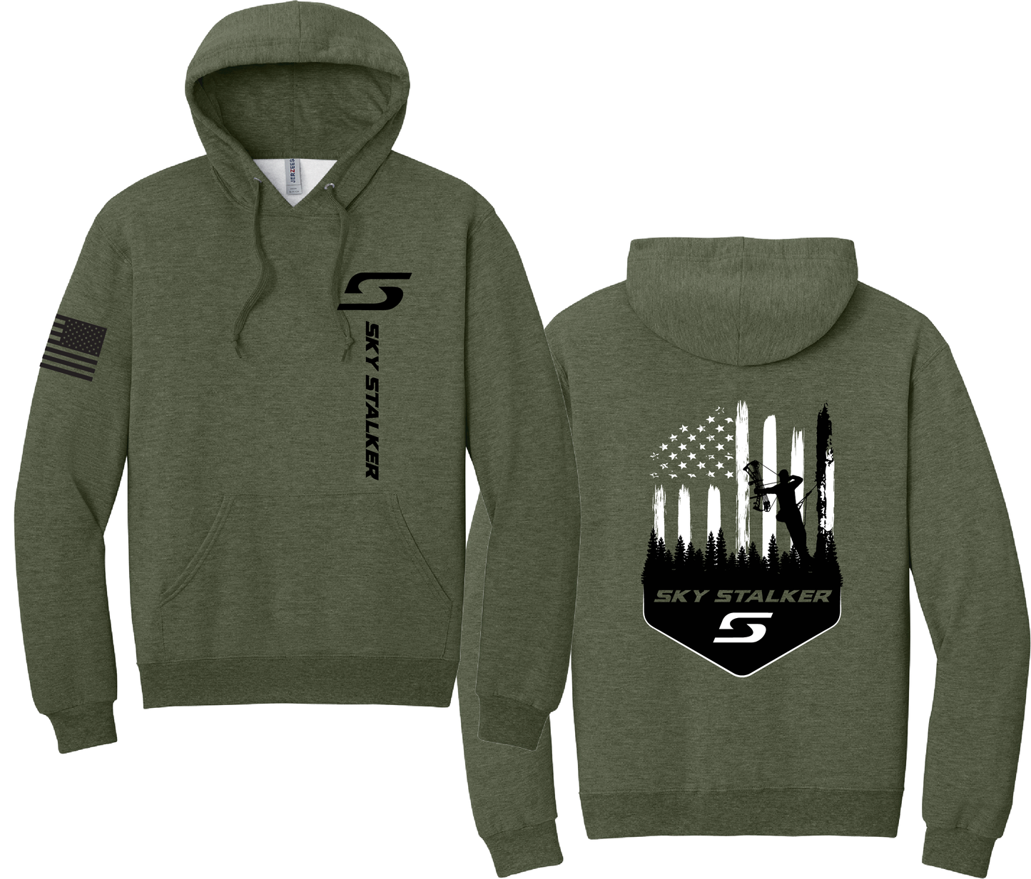 Green Sky Stalker Hoodie