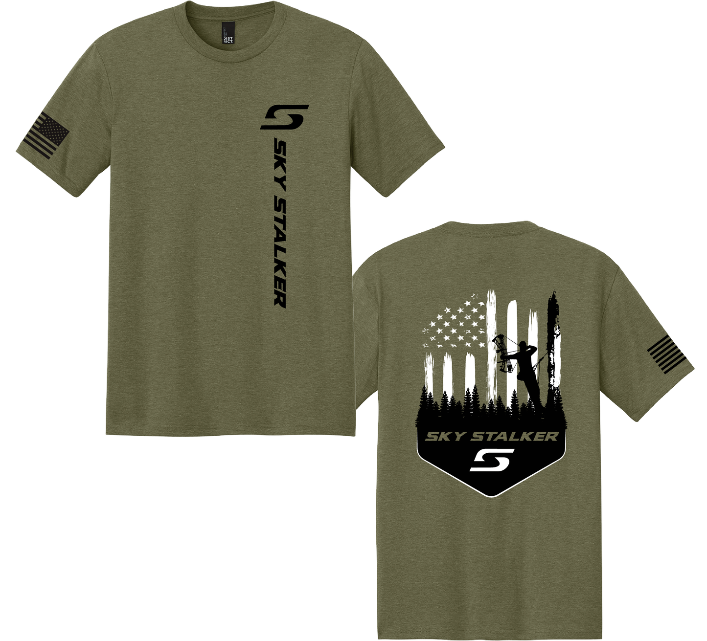 Green Sky Stalker Tee Shirt