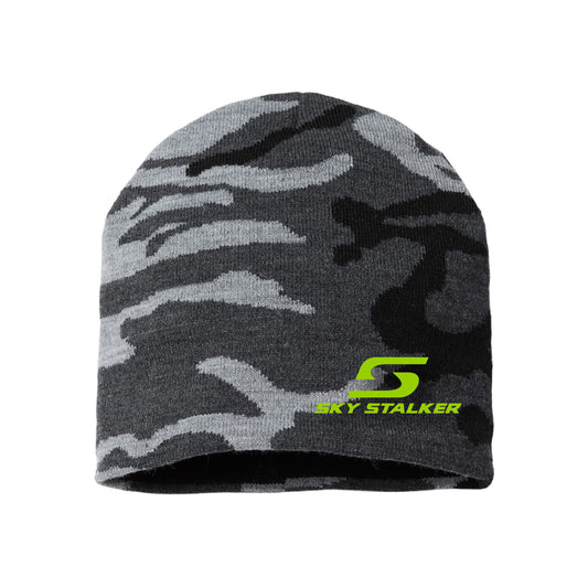 Black Camo Beanie